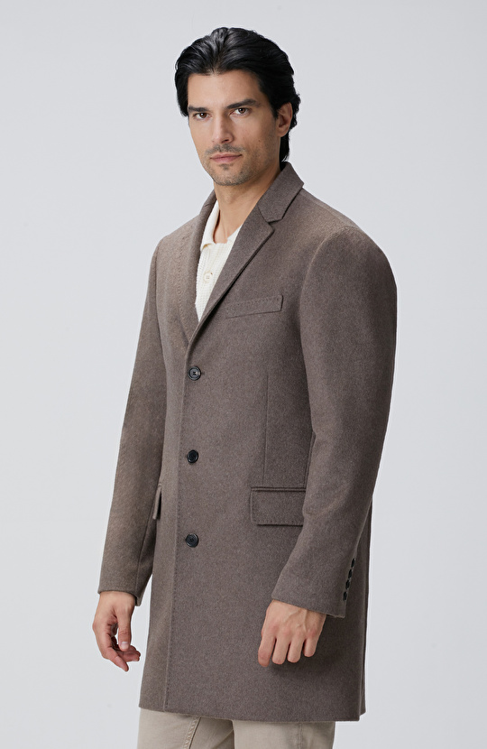 Limited Bej Kaşmir Palto