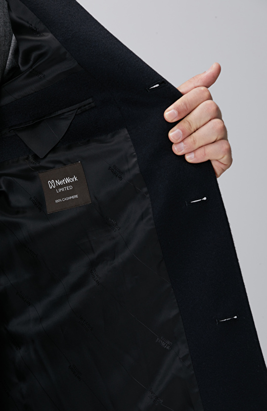 Limited Siyah Kaşmir Palto