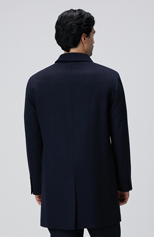Limited Lacivert Kaşmir Palto