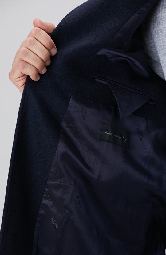 Limited Lacivert Kaşmir Palto