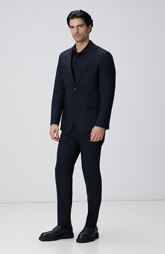 Lacivert Yün Miz Takım Elbise