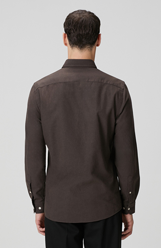 Kahverengi Flanel Gömlek