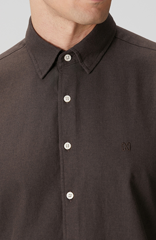 Kahverengi Flanel Gömlek
