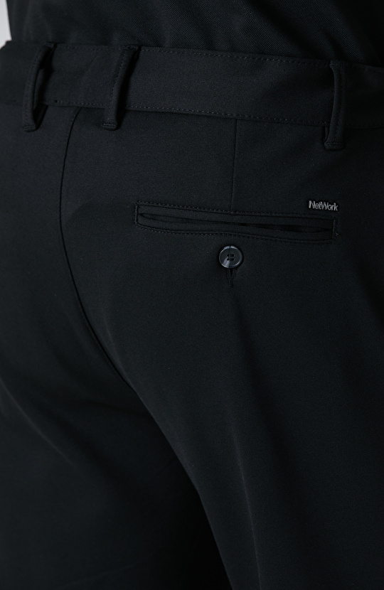 Siyah Jogger Örme Pantolon