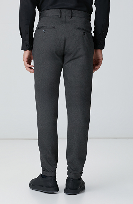 Antrasit Jogger Örme Pantolon