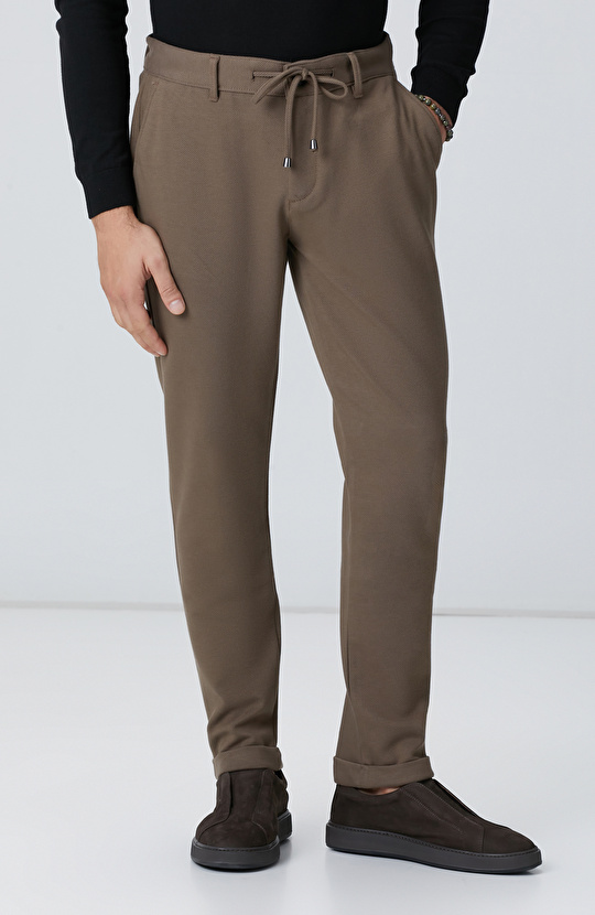 Kahverengi Jogger Pantolon