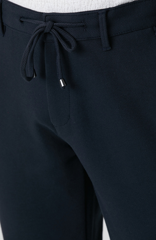 Lacivert Örme Pantolon