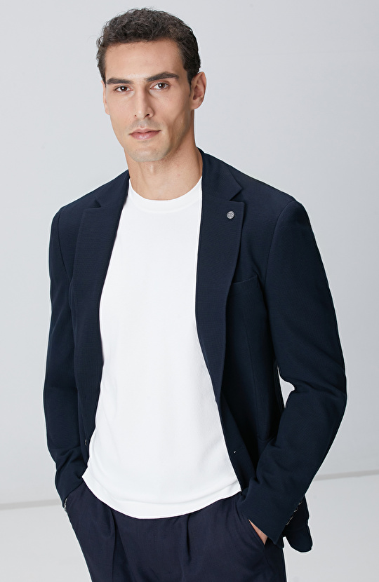 Lacivert Blazer Ceket