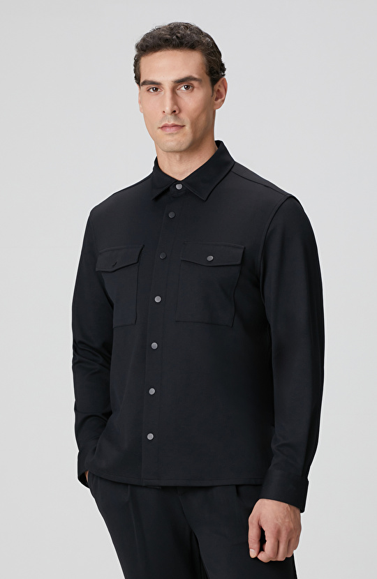 Siyah Dış Gömlek