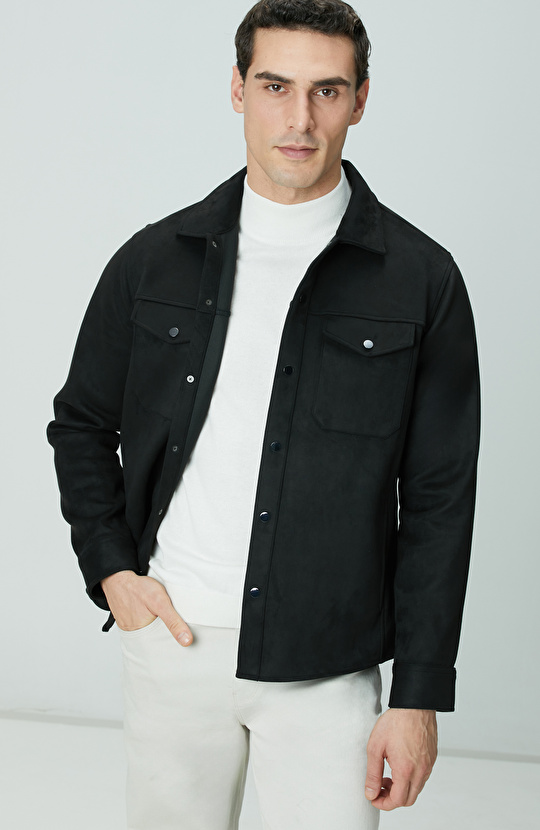 Siyah Dış Gömlek