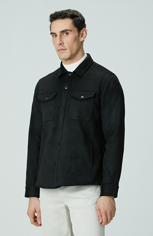 Siyah Dış Gömlek