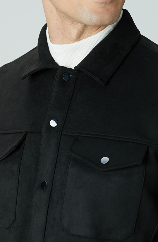 Siyah Dış Gömlek