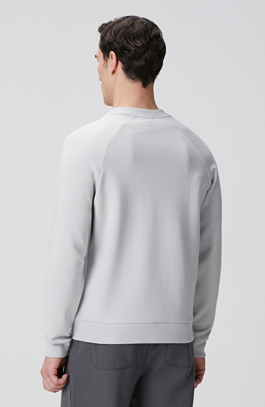 Gri Melanj Kanguru Cepli Sweatshirt