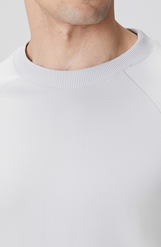 Gri Melanj Kanguru Cepli Sweatshirt