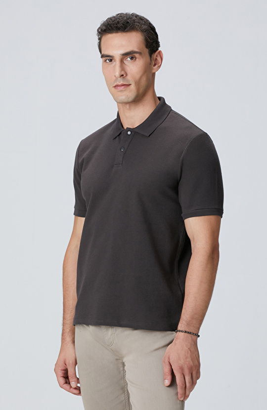 Acı Kahve Çıtçıtlı T-shirt