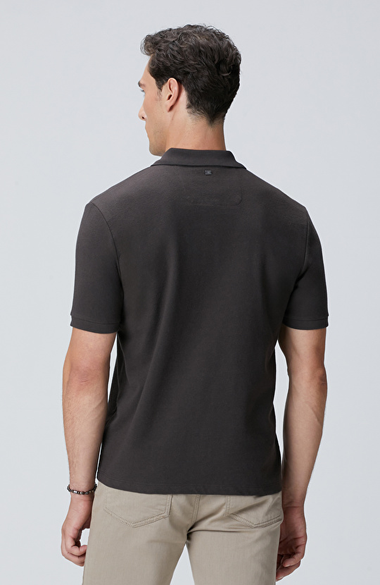 Acı Kahve Çıtçıtlı T-shirt