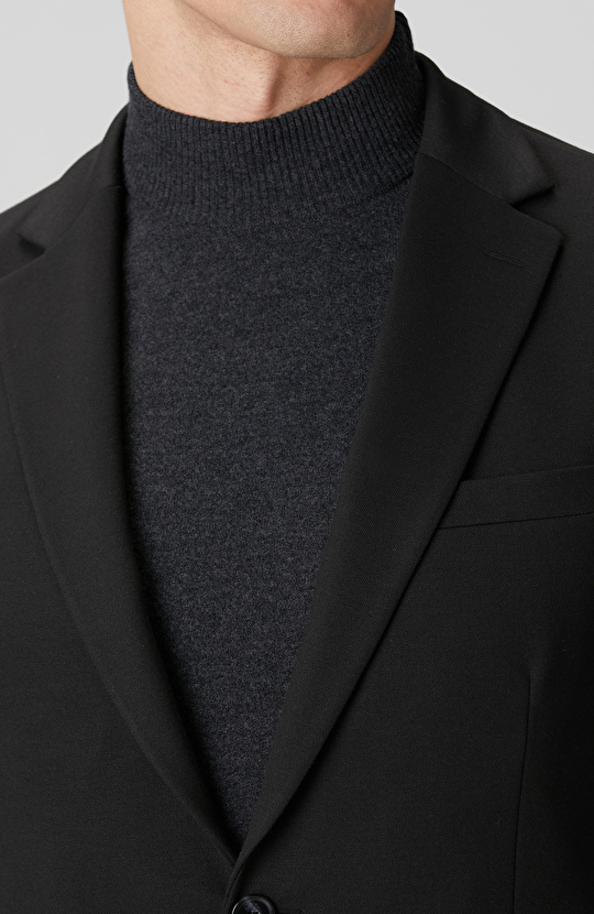 Siyah Örme Takım Elbise