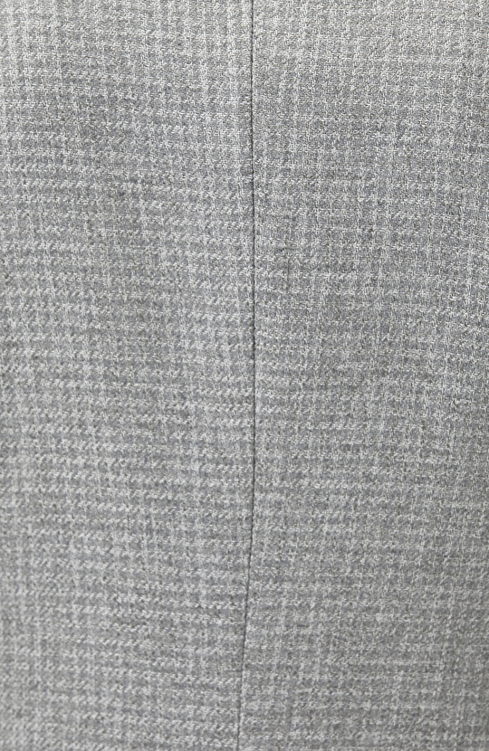 Gri Metal Düğme Detaylı Blazer Ceket
