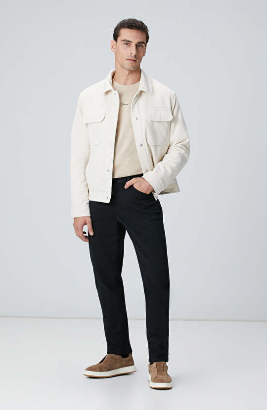 Bej Network Baskılı Sweatshirt