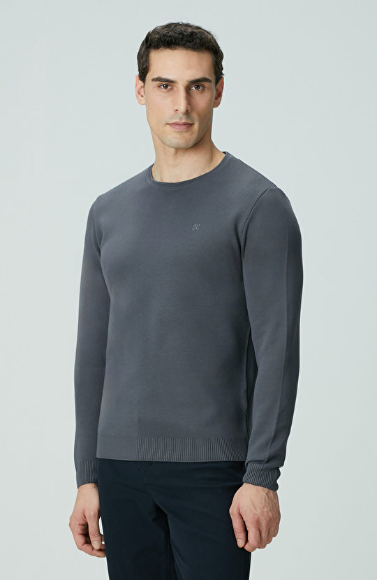 Antrasit Örgü Kazak