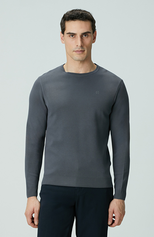 Antrasit Örgü Kazak