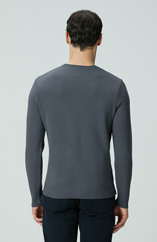 Antrasit Örgü Kazak