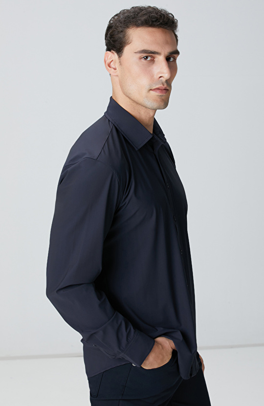 Lacivert Gömlek Lacivert Gömlek