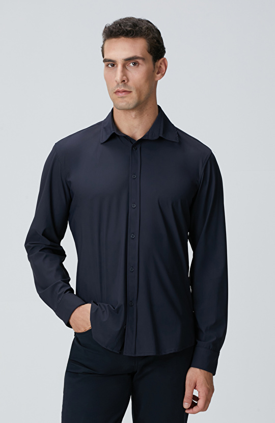 Lacivert Gömlek