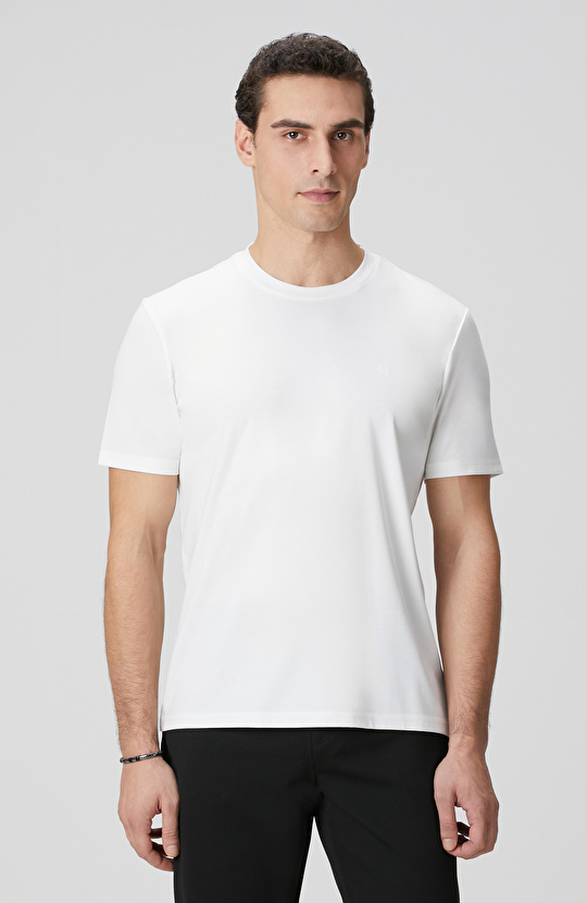Kırık Beyaz Basic T-shirt