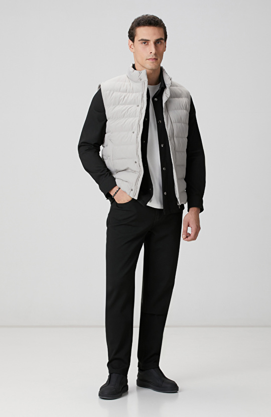 Kırık Beyaz Basic T-shirt