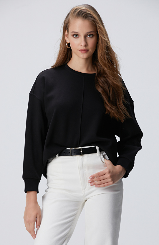 Siyah Sweatshirt Siyah Sweatshirt