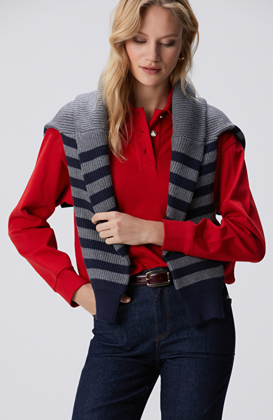 Kırmızı Sweatshirt