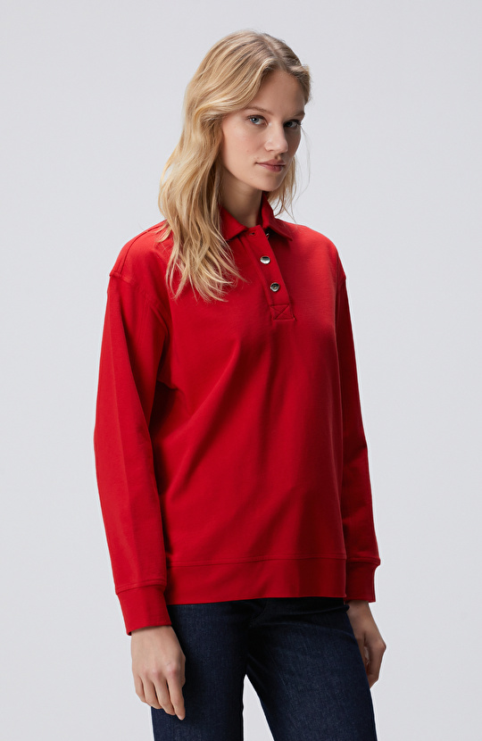 Kırmızı Sweatshirt