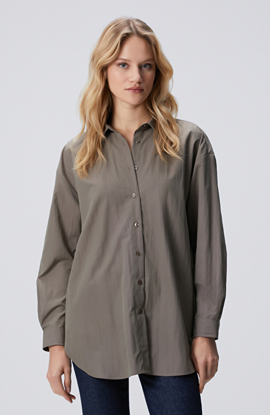 Açık Haki Gömlek