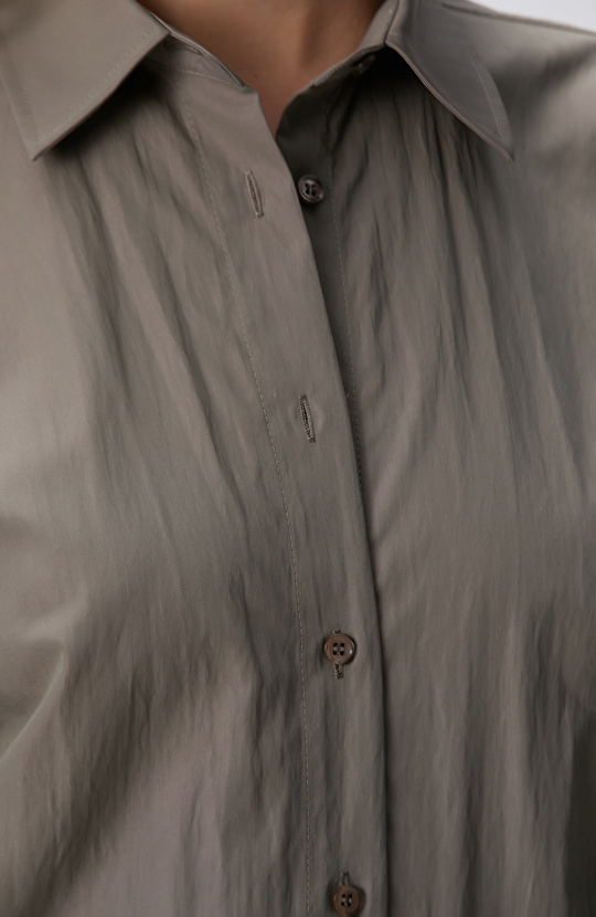 Açık Haki Gömlek
