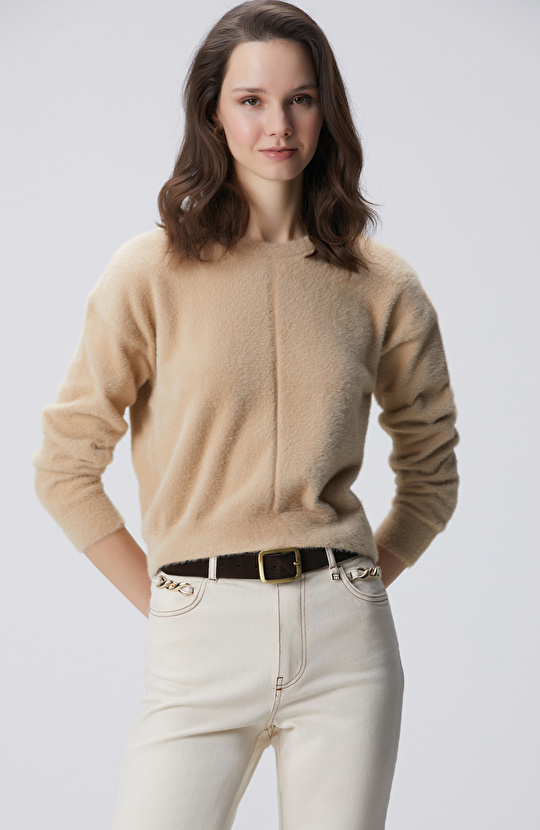 Bej Sakal İp Basic Kazak