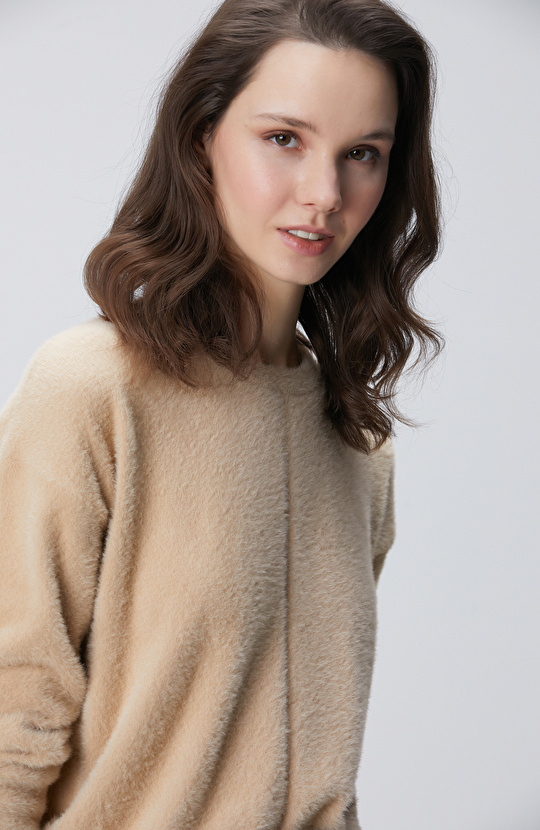 Bej Sakal İp Basic Kazak