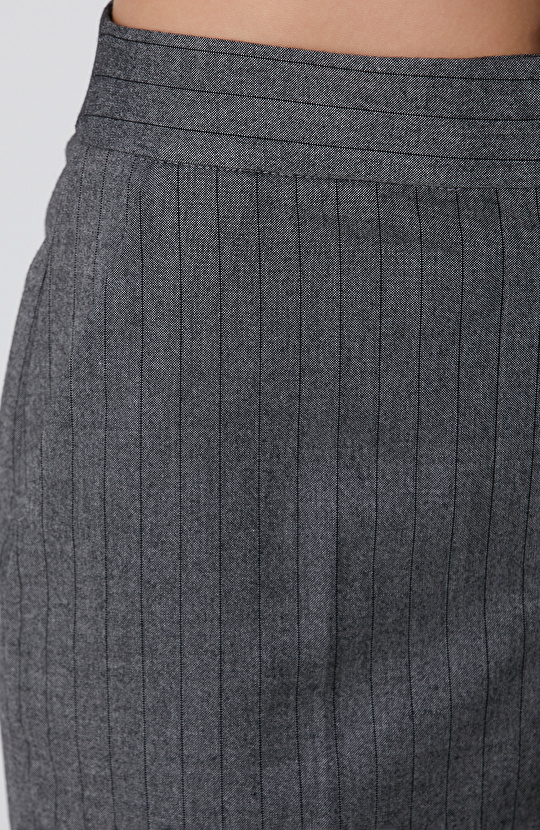 Antrasit Yün Karışımlı Pantolon