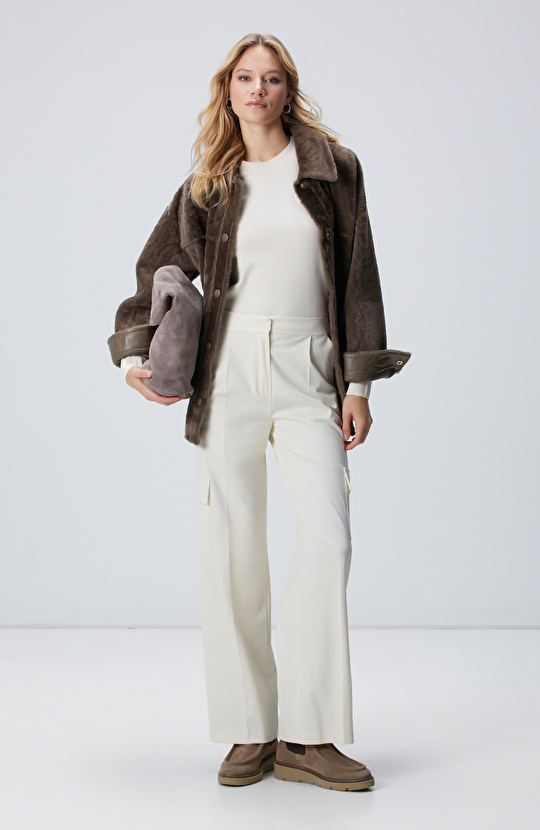 Kırıkbeyaz Basic Kazak