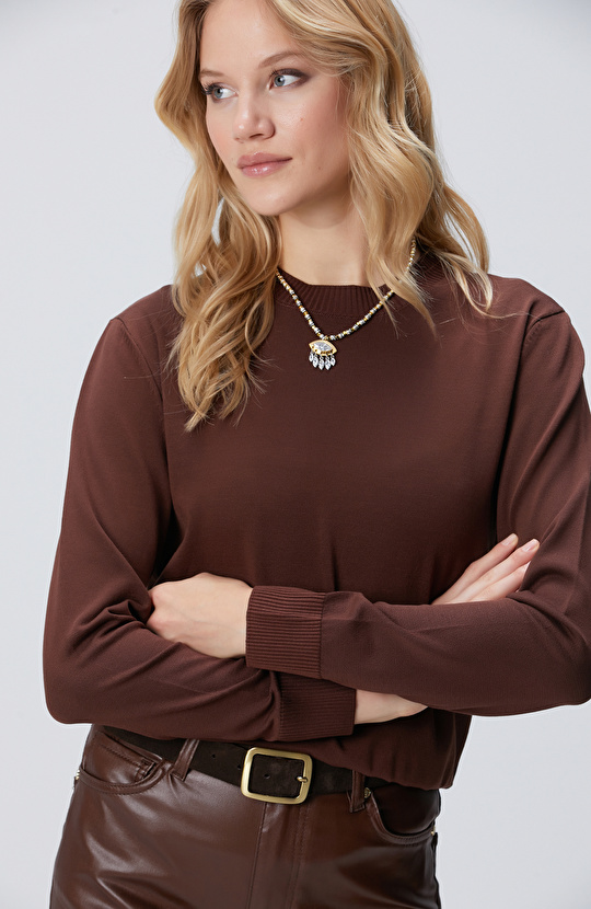 Kahverengi Basic Kazak