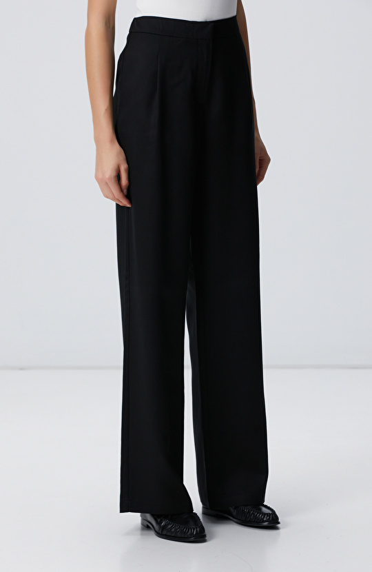 Siyah Palazzo Pantolon