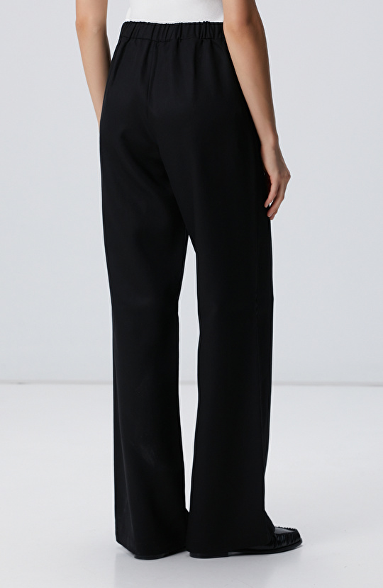 Siyah Palazzo Pantolon