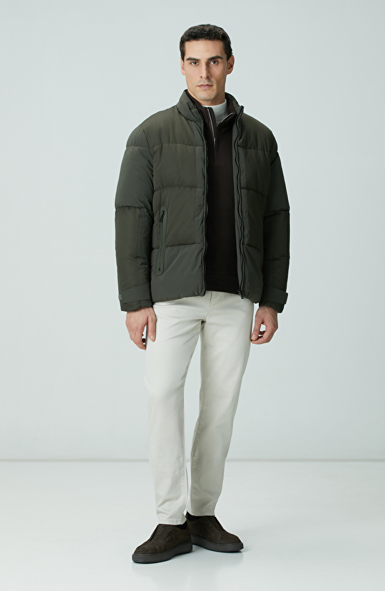 Acı Kahve Süet Garni Detaylı Sweatshirt