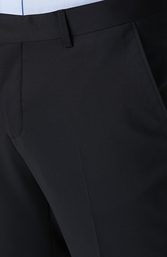 Lacivert Yün Karışımlı Takım Elbise