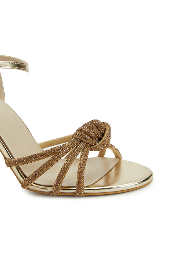 Gold Buckle Detailed Sandals