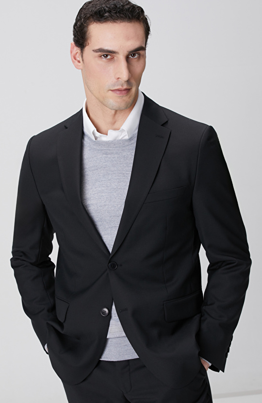 Siyah Yün Takım Elbise