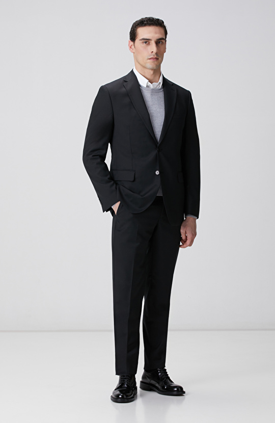 Siyah Yün Takım Elbise