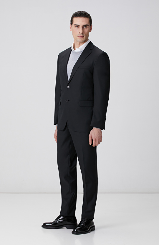 Siyah Yün Takım Elbise