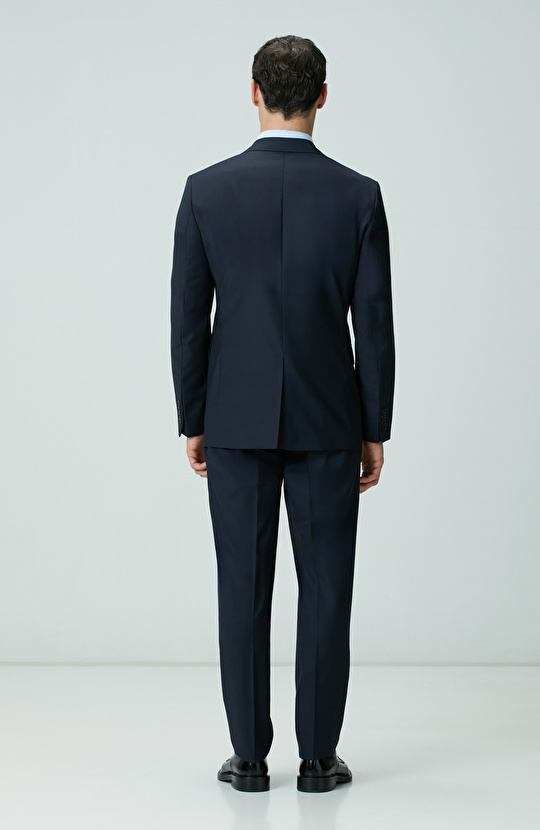 Lacivert Yün Takım Elbise