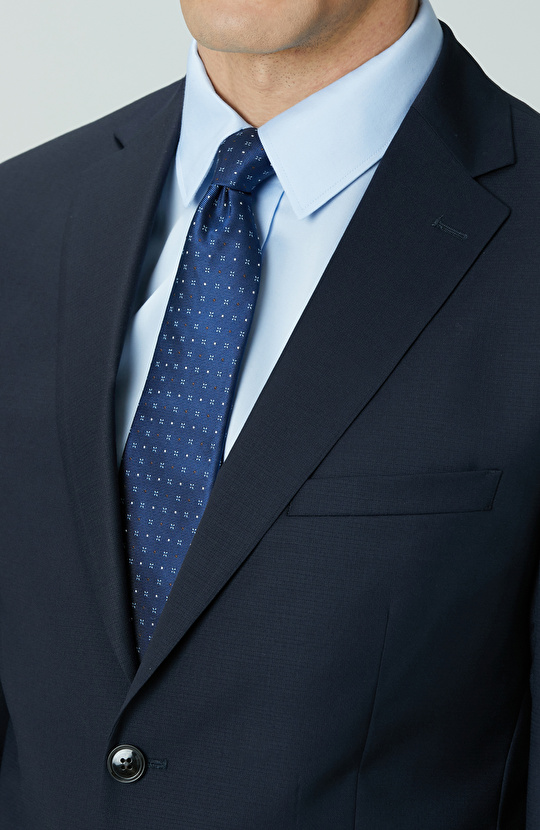 Lacivert Yün Takım Elbise